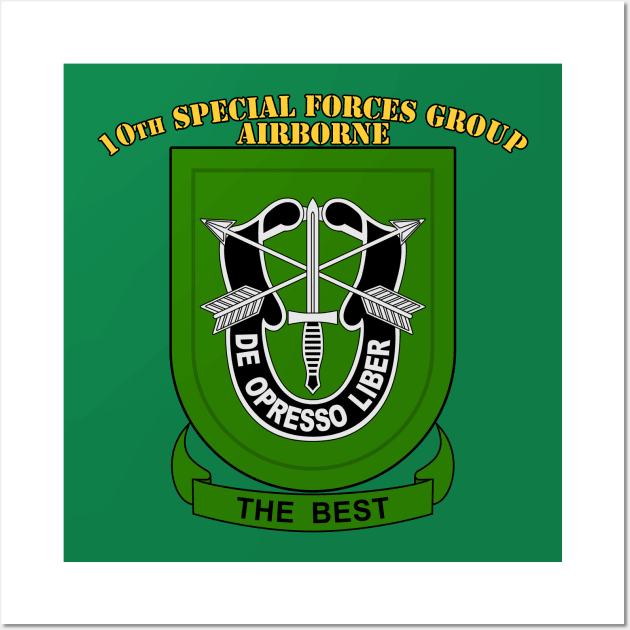 10th Special Forces Group Wall Art by MBK